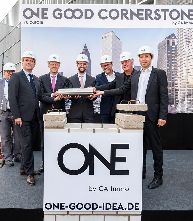 Foundation stone laid for ONE office and hotel tower