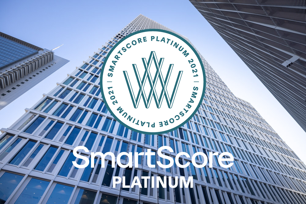ONE als erstes Hochhaus in Zentraleuropa mit SmartScore in Platin zertifiziert